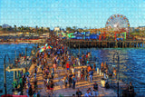 Santa Monica Pier USA Jigsaw Puzzle Wooden 1000 Piece