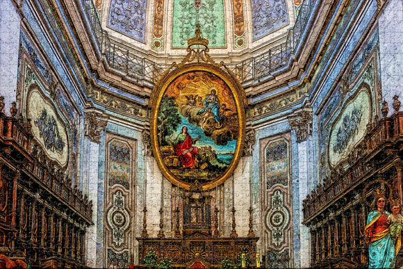 Sicily Cathedral Modica Italy Jigsaw Puzzle Wooden 1000 Piece