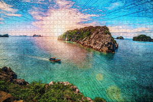 Vietnam Cat Ba National Park Haiphong Jigsaw Puzzle Wooden 1000 Piece