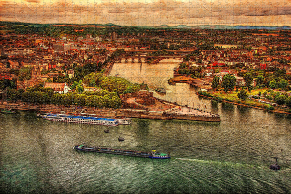 Germany German Corner Koblenz Jigsaw Puzzle Wooden 1000 Piece