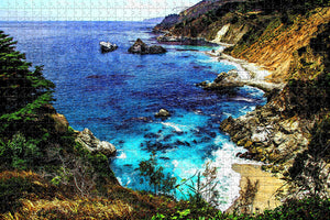 USA America Point Lobos Big Sur California Carmel Jigsaw Puzzle Wooden 1000 Piece