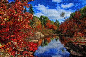 Canada New Brunswick Jigsaw Puzzle Wooden 1000 Piece