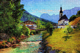 Germany Ramsau Berchtesgaden Jigsaw Puzzle Wooden 1000 Piece