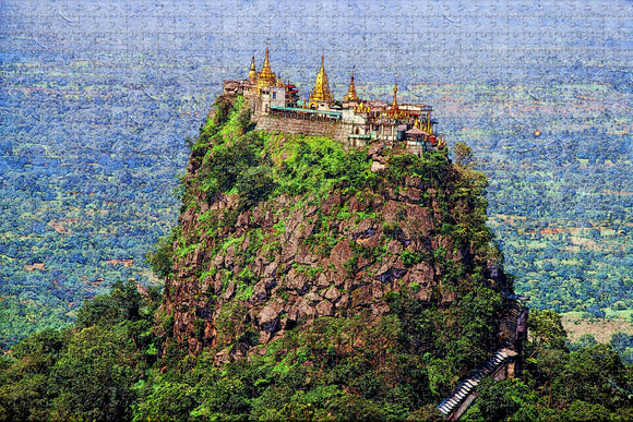 Myanmar Pagoda Jigsaw Puzzle Wooden 1000 Piece