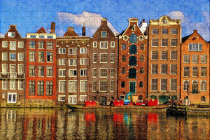 Holland Anne Frank House Amsterdam Jigsaw Puzzle Wooden 1000 Piece