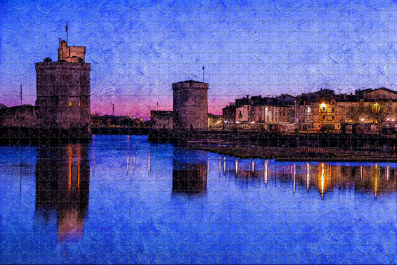 France Vieux Port La Rochelle Jigsaw Puzzle Wooden 1000 Piece