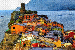 Vernazza Cinque Terre Italy Jigsaw Puzzle Wooden 1000 Piece