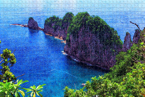 American Samoa Jigsaw Puzzle Wooden 1000 Piece