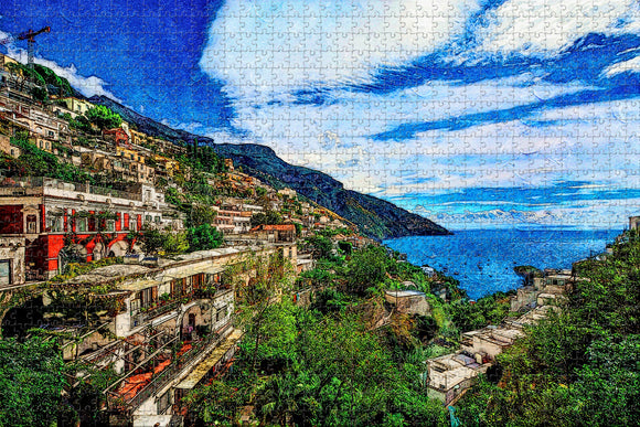 Italy Amalfi Jigsaw Puzzle Wooden 1000 Piece