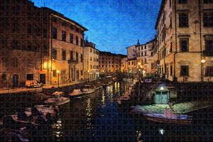 Italy Livorno Jigsaw Puzzle Wooden 1000 Piece