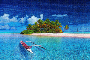 French Polynesia Tahiti Island Jigsaw Puzzle Wooden 1000 Piece