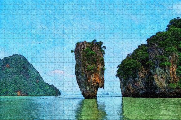 Thailand Phang Nga Bay Phuket Jigsaw Puzzle Wooden 1000 Piece