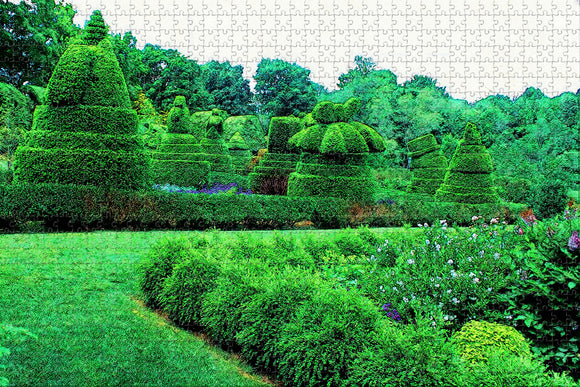 Ladew Topiary Gardens Maryland USA Jigsaw Puzzle Wooden 1000 Piece