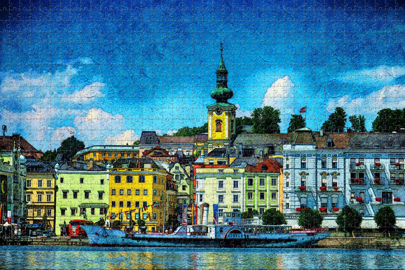 Austria Traunsee Gmunden Jigsaw Puzzle Wooden 1000 Piece