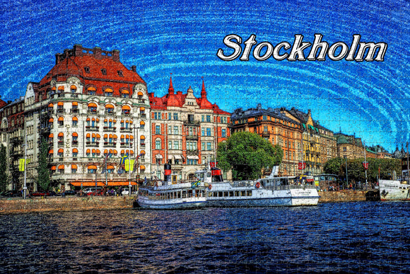 Sweden Storkyrkan Stockholm Jigsaw Puzzle Wooden 1000 Piece