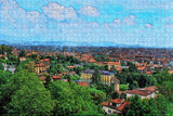 Italy Bergamo City Jigsaw Puzzle Wooden 1000 Piece