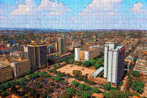 Nairobi Kenya Jigsaw Puzzle Wooden 1000 Piece