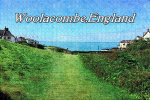 UK England Woolacombe Coast Jigsaw Puzzle Wooden 1000 Piece