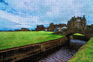 UK England The Swilcan Bridge St Andrews Jigsaw Puzzle Wooden 1000 Piece