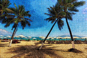 Vietnam Nha Trang Beach Jigsaw Puzzle Wooden 1000 Piece