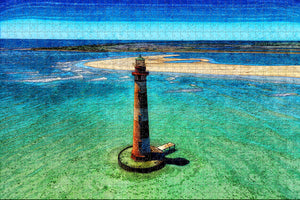 Morris Island Lighthouse Charleston USA Jigsaw Puzzle Wooden 1000 Piece