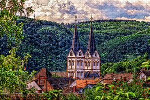 Germany Rheinland Church Jigsaw Puzzle Wooden 1000 Piece