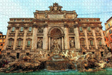 Italy Trevi Fountain Rome Jigsaw Puzzle Wooden 1000 Piece