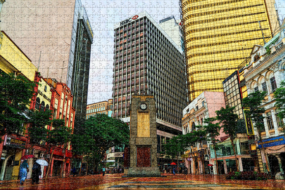 Malaysia Square Kuala Lumpur Jigsaw Puzzle Wooden 1000 Piece