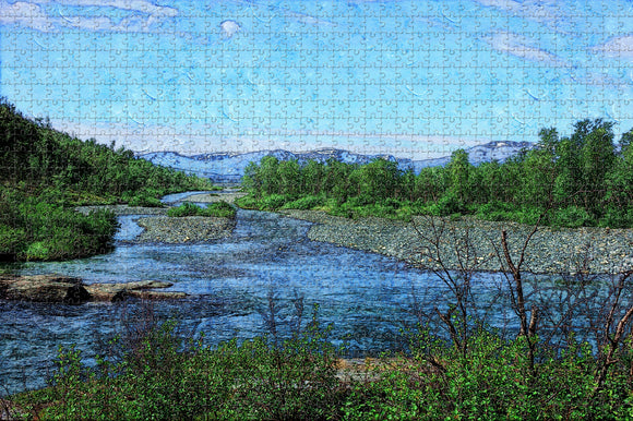 Sweden Abisko National Park Jigsaw Puzzle Wooden 1000 Piece