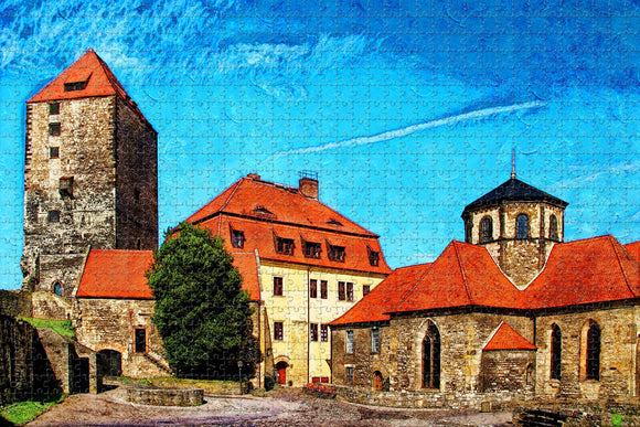 Germany Querfurt Castle Jigsaw Puzzle Wooden 1000 Piece