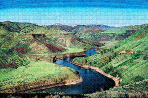 USA America Boise River Greenbelt Jigsaw Puzzle Wooden 1000 Piece