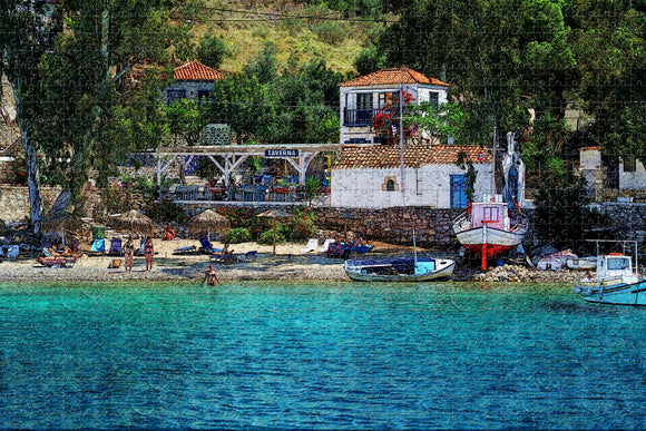 Hydra Greece Jigsaw Puzzle Wooden 1000 Piece