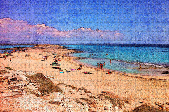 Spain Formentera Jigsaw Puzzle Wooden 1000 Piece