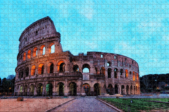 Italy Colosseum Rome Jigsaw Puzzle Wooden 1000 Piece