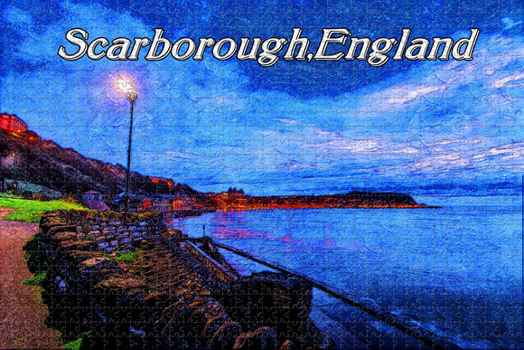 UK England Scarborough Jigsaw Puzzle Wooden 1000 Piece