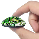 Garden of the Sleeping Giant Fiji 3D Fridge Magnet Crystal Glass