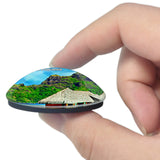 Tahiti French Polynesia 3D Fridge Magnet Crystal Glass