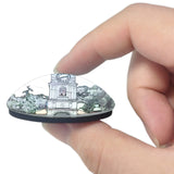 Fiji Museum Suva Fiji 3D Fridge Magnet Crystal Glass