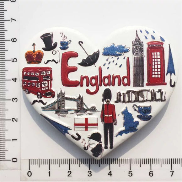 England UK Fridge Magnet 3D Resin